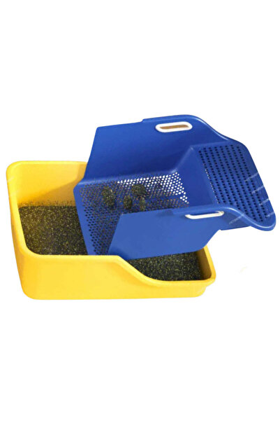 SHAW Litiera XL pentru pisici - Pereți înalți, Ușor de curățat cu Tavă de fil...