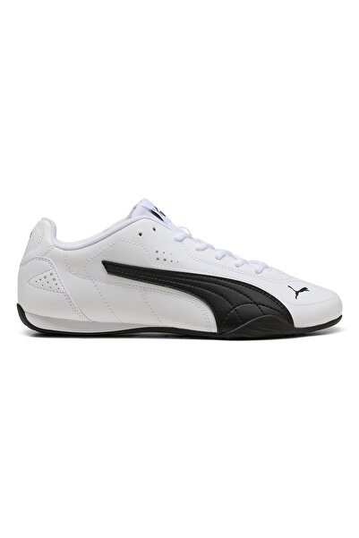 Puma Catch İnce Taban 402679 Unisex Buty sportowe BIAŁE-CZARNE