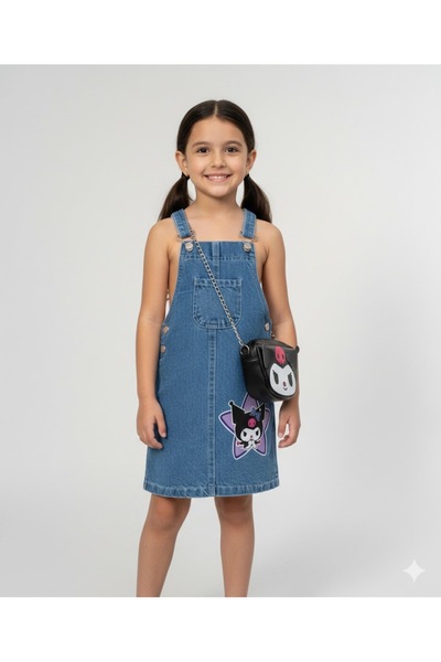 ÖRZİ Kids Seasonal Original Denim Slopet Gilet with Bag