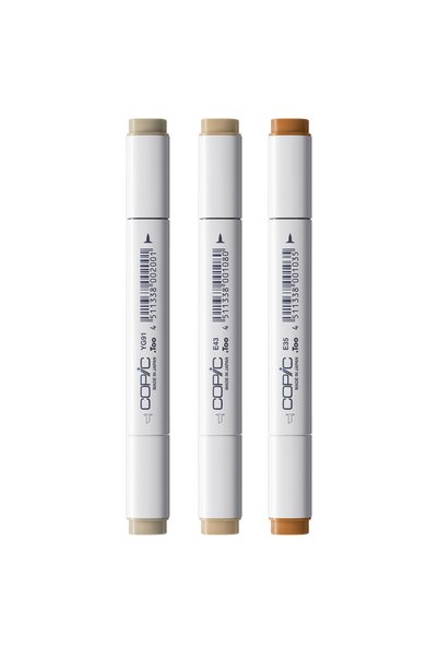 Copic CLASSIC DESIGNER COLLECTION SET 3 LU PALE WOOD TINTS