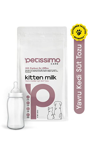 Petissimo Care Yavru Kedi İçin Anne Sütü Destekli Süt Tozu - Biberon Hediyeli...