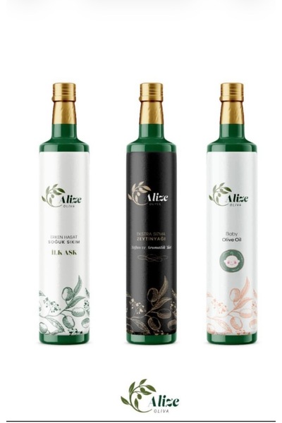 ALİZE OLİVA Günlük Kullanım Aile Seti – Olgun Hasat Natürel Sızma Zeytinyağı ...