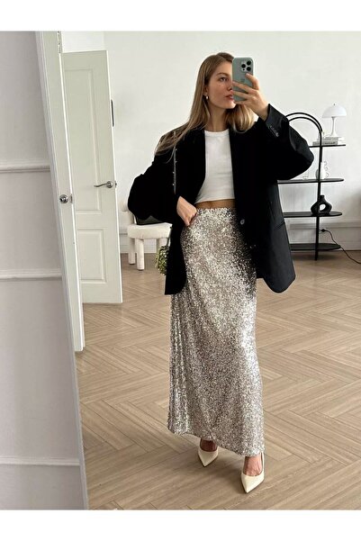 MoonAlina Pul Payet Uzun Etek