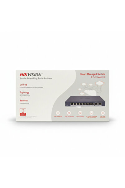 Hikvision 25% Switch 8 Port PoE Gigabit