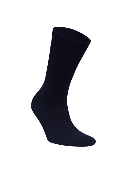 OBJE Men's Navy Blue Modal Socks