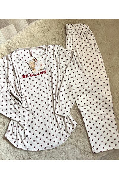 Pijamoni BERLİN RAPORLU BİSİKLET YAKA PİJAMA TAKIMI