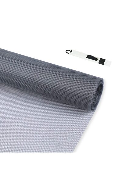 Timeet Mosquito Net Roll, 1.2 x 2.5m, Fiberglass PVC, Grey