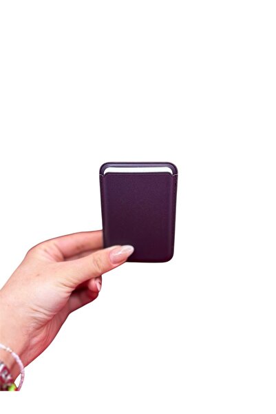 KaffCase حافظة بطاقات مغناطيسية من الجلد لهواتف آيفون 11 و12 و13 و14 و15 و16 ...