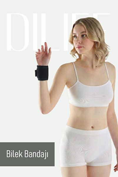 DILIFE Bilek Bandajı Spor ve Günlük Kullanım Bilek Sargısı Burkulmalara Yardı...