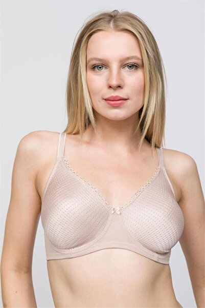 OBJE Women's Skin-Friendly Adjustable Strap Minimizer Bra