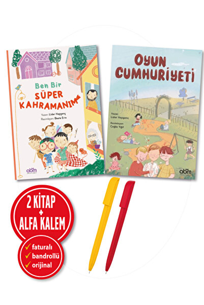 Abm Yayınevi Alfa Kalem+Ben Bir Süper Kahramanım+Oyun Cumhuriyeti Lider Hepge...