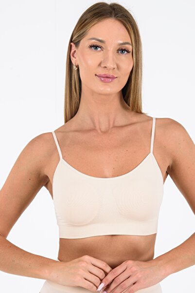 Leepsy Seamless Thin Strap Comfortable Non-Marking Non-Sweating Seamless Bra ...