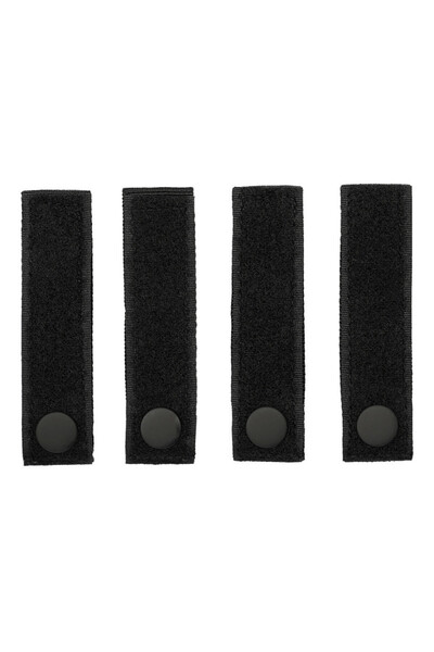 101 INC Set 4 MOLLE strap hook and loop - Negru