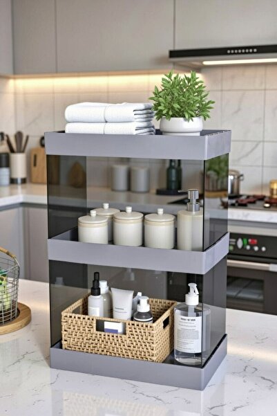 GenelTedarik Polica za organizovanje kupaonice, kuhinje i kozmetike – Višenam...