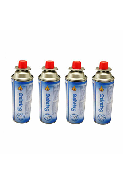 OEM Butane Gas Cartridge 220 g 4 pcs with Safety Valve for Portable Stove and...