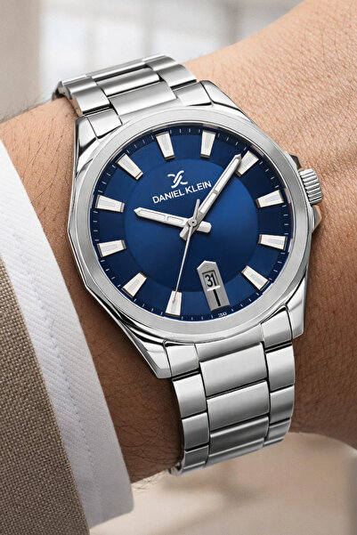 Daniel Klein Steel Cord&Case Calendar Men's Wristwatch Wrist Bracelet Gift Si...