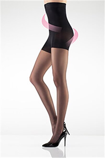 OBJE Women's High Waist Corset Pantyhose