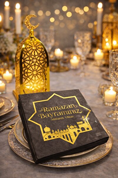 BeySüS Ramazan Bayramı Siyah Peçete