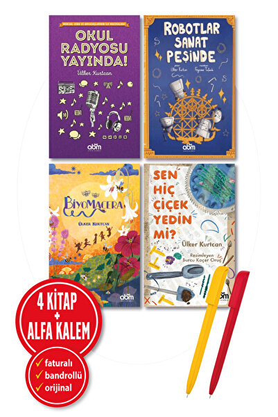 Abm Yayınevi Alfa Kalem+Okul Radyosu+Robotlar Sanat Peşinde+Biyomacera+Sen Hi...
