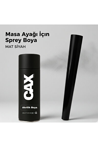 caxcolors CAX COLORS Masa Ayağı Mobilya Sprey Boya 400ml - Metal Ahşap Plasti...