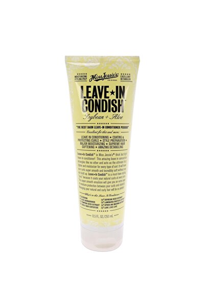 Miss Jessie s بلسم ميس جيسي الذي يُترك على الشعر، مناسب للجنسين، 8.5 أونصة