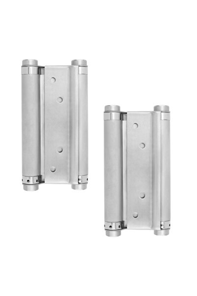 PEUTIER Swing Hinges, Set of 2, Stainless Steel, Silver, 165 mm