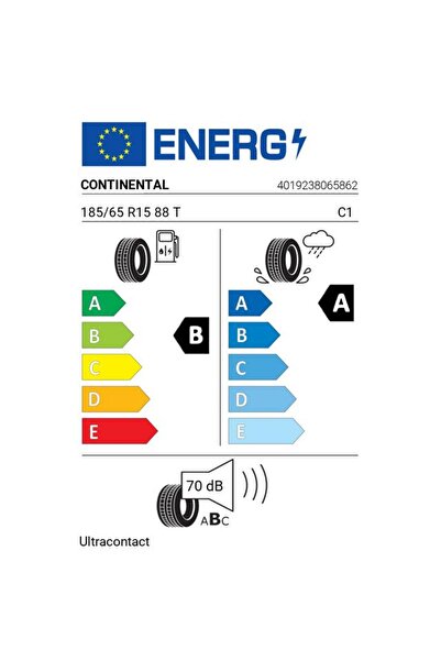 Continental Anvelopa Vara 185/65 R15 Ultracontact 88 T