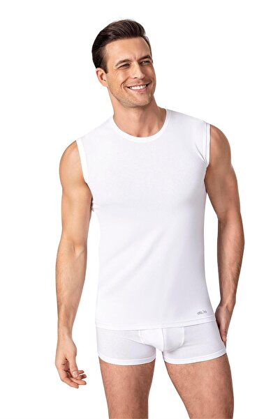 OBJE Men's White Paragon Sporty Tank Top