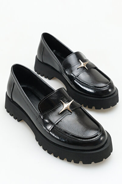 MARSEDO Women's Loafer Daily Classic Shoes Casual Moccasin Moana Black