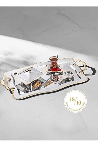 KÖSEOĞLU HOME NHR ZİNCİR 12 KİŞİLİK ÇAY SETİ 40 PARÇA