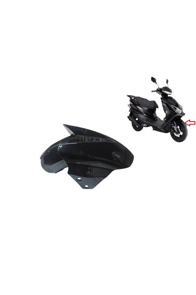 KOÇAK MOTOR Arora Quantum 50 -AKalite- Ön Çamurluk Siyah Yazısız