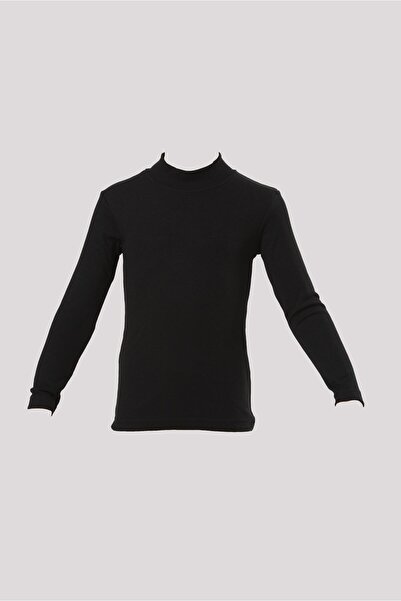 OBJE Boy's Black Thermal Long Sleeve Bady