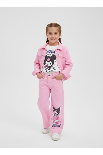 ÖRZİ Kids Set de 3 piese pentru fetițe, din gabardină de bumbac, cu jachetă l...