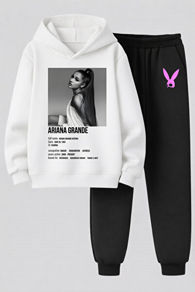 MAGORS طقم سويت شيرت وبنطلون رياضي مطبوع بثلاث خيوط عالي الجودة للأطفال من أر...