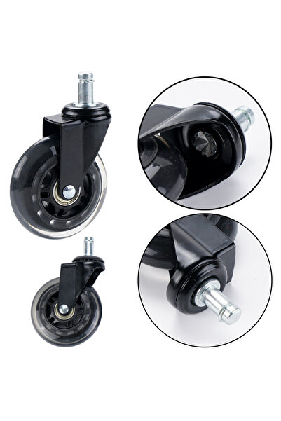 Three top online Roată transparentă din cauciuc pentru scaun