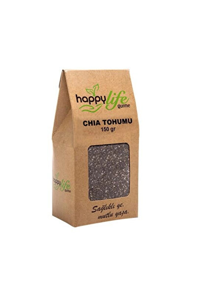 Happy Life Gurme Chia Tohumu 150 g - Yüksek Lifli ve Omega-3 Zengini
