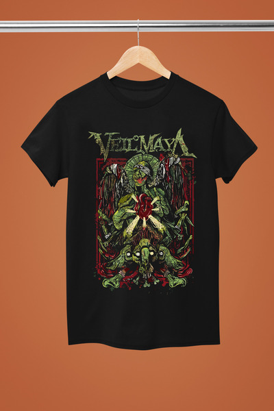 MAGORS VEIL OF MAYA THE ROCK BAND T-SHIRT SA KRATKIM RUKAVIMA I OBIČNIM KROJE...