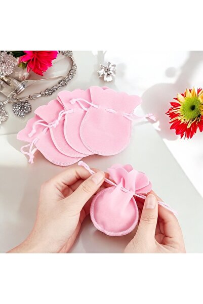 OEM Set 7 saculeti bijuterii, cercei, colier, bratara, medalion, inel, catife...