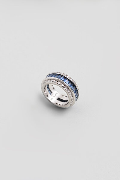 So CHIC... Yakamoz Zarafeti 18 Ayar Beyaz Altın Kaplama Gümüş Tamtur Yüzük