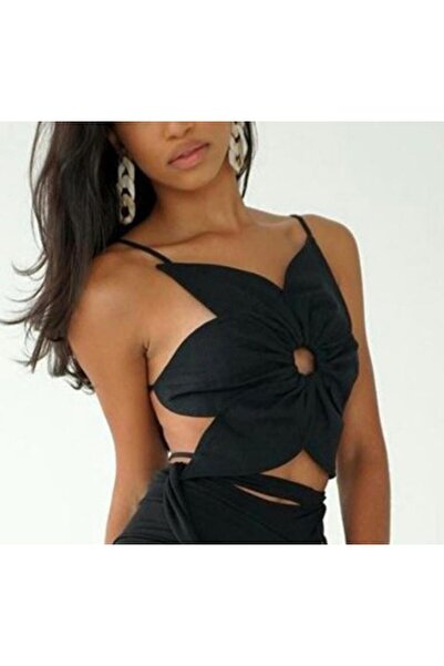 İsra Ayyıldız Moonstar Collection Pinterest sırt dekolteli çiçek büstiyer crop