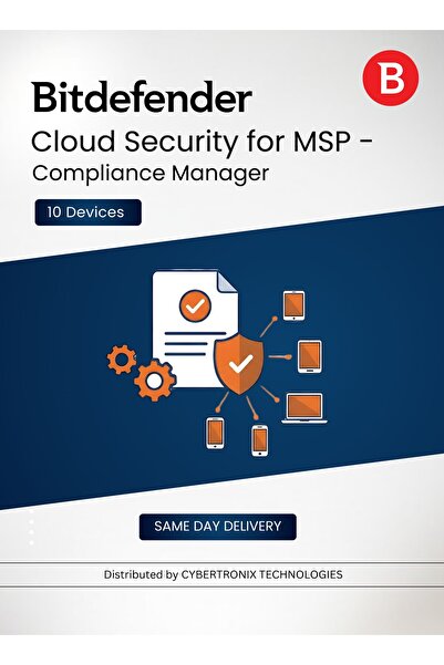 BITDEFENDER Cloud Security for MSP – Compliance Manager 10 Devices |Digital L...