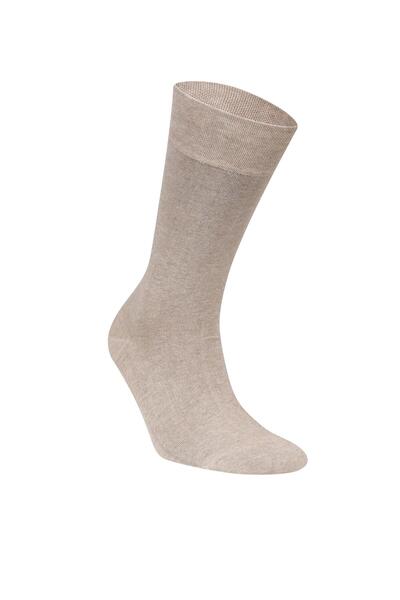 OBJE Men's Beige Modal Socks