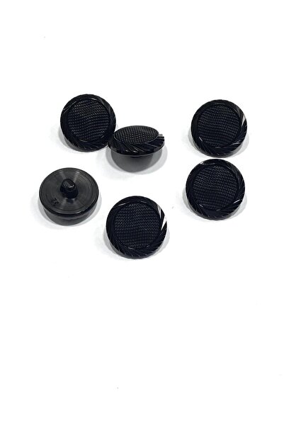 karantuhafiye سترة إيطالية بأزرار / أسود / قماش ذو ملمس ناعم مع حواف لامعة / ...