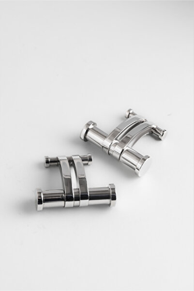 So CHIC... Metalik Dizayn Çelik Erkek Kol Düğmesi