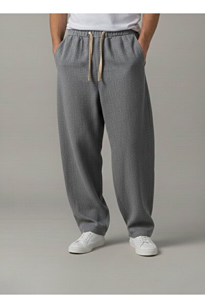 Wekame Ανδρικό παντελόνι Jogger Baggy Fit με ελαστική μέση, 100% αυθεντικό ακ...