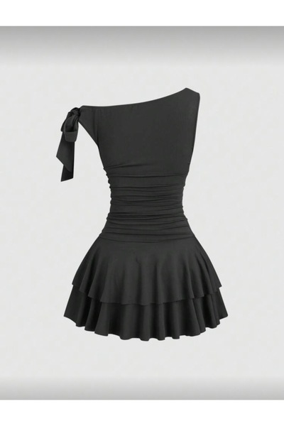 Dressco Jessica - Rochie mini cu mâneci scurte și volane