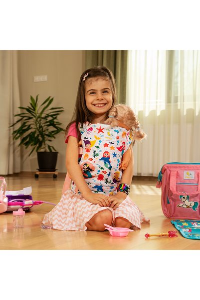 HappyVk Marsupiu pentru Papusa - Design sirenă
