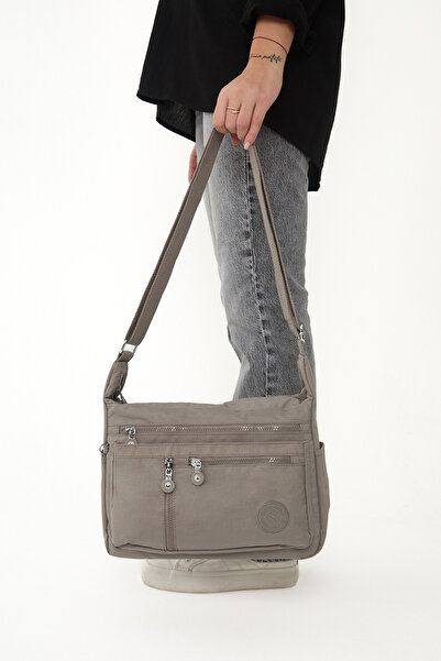 Sanmorris 3056 Women's Medium Size 7-Compartment Water Resistant Crinkle Fabr...