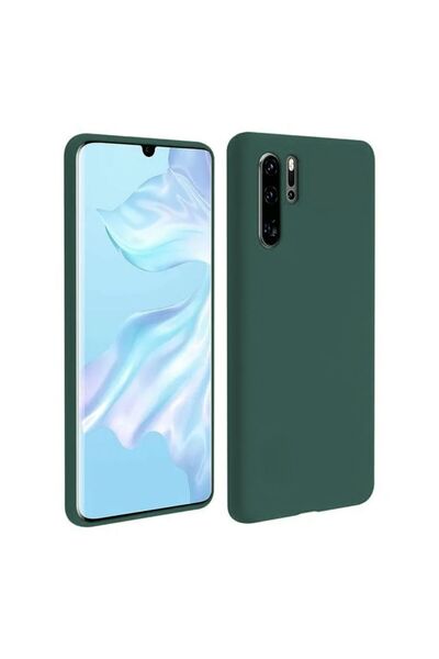 HANPORIUM حافظة سيليكون متوافقة مع هاتف هواوي P30 برو - غطاء مرن بلون الباستي...