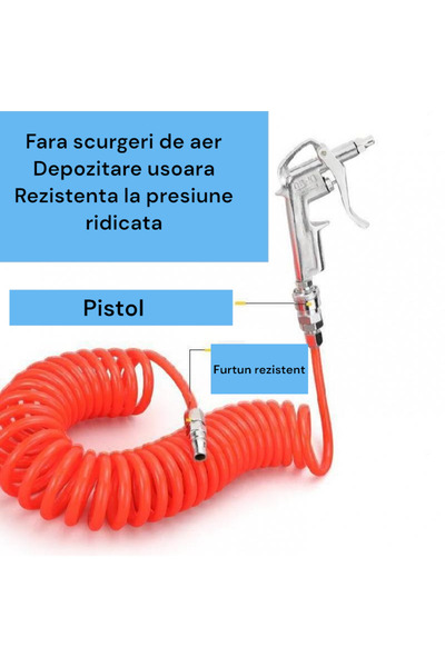 OEM Air gun package with hose, 22 turns, cleaning tractor cabins and agricult...